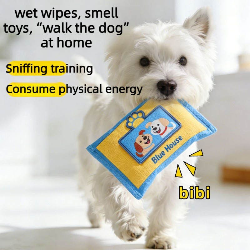 Snuffle Mat For Dogs - Duurzaam scheurvast snuffeldoekjesdoosje voor huisdieren Piepend