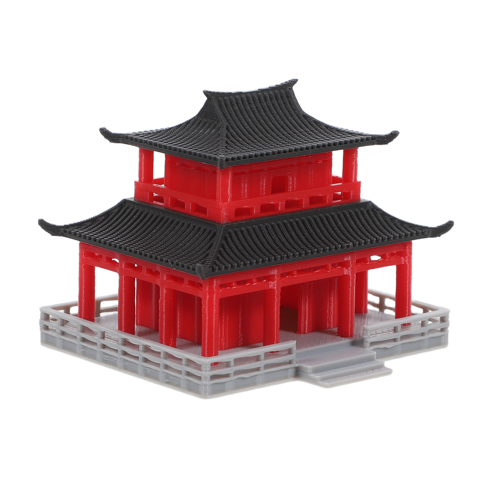 Zwart Rood Oud Chinees Paviljo - Aquarium recensie en prijs