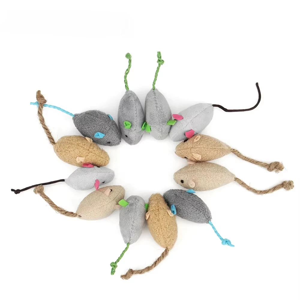 5 stuks rammelaar-kattenspeelt - Catnip Interactive Plush Mouse recensie en prijs