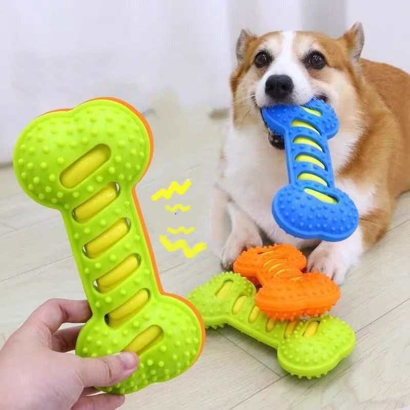 Rubberen bot Hond Molaire Stic - Teeth Cleaning Dog Chew Bone recensie en prijs