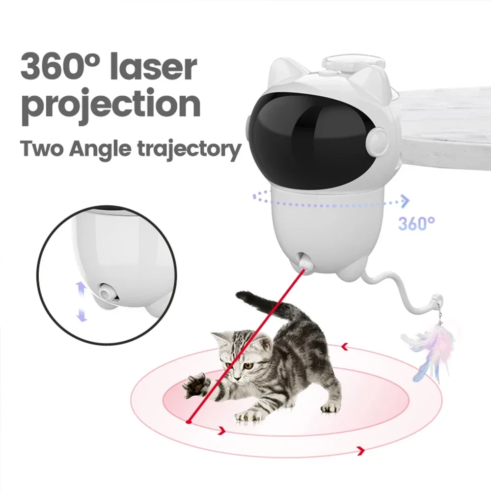 360° Interactieve Kattenlaser  - Laser Pointer Cat Toy Automatic recensie en prijs