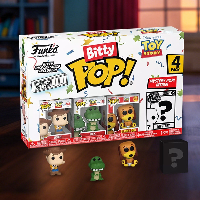 Funko Bitty Pop Toy Story Wood - Interactive Squeaky Plush Dog Toy recensie en prijs