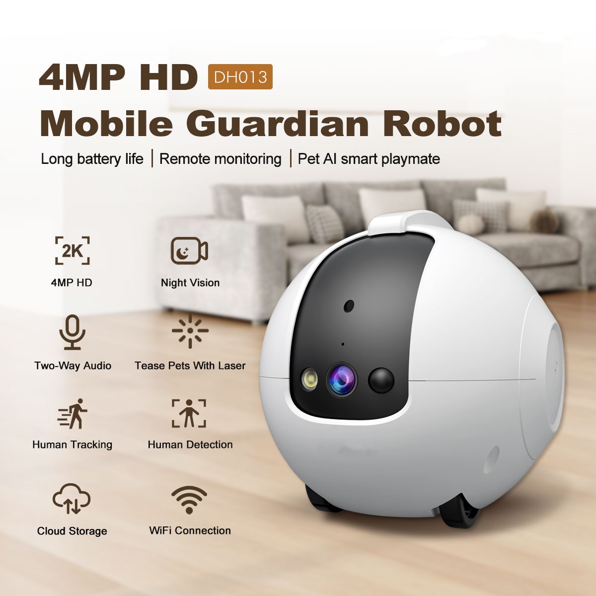 Huisdiercamera Robot 4MP Huisd - Dog Toys recensie en prijs